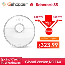 Roborock S50 S55 Xiaomi süpürge 2 ıslak kuru Mijia APP Robot süpürme süpürme toz Sterilize akıllı planlanan yıkama paspas(China)