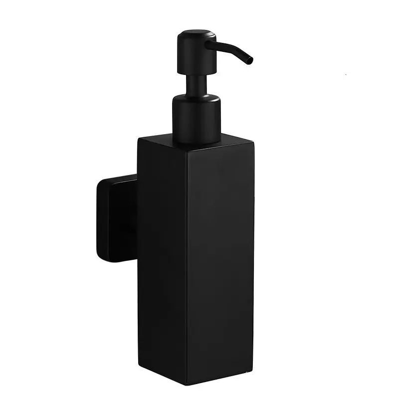 Style 4 Black D Стиральная жидкость для мытья рук мыло машина кухня контейнер мыло 304 нержавеющая сталь ванная комната шампунь настенный кронштейн - Цвет: Style 4 Black D