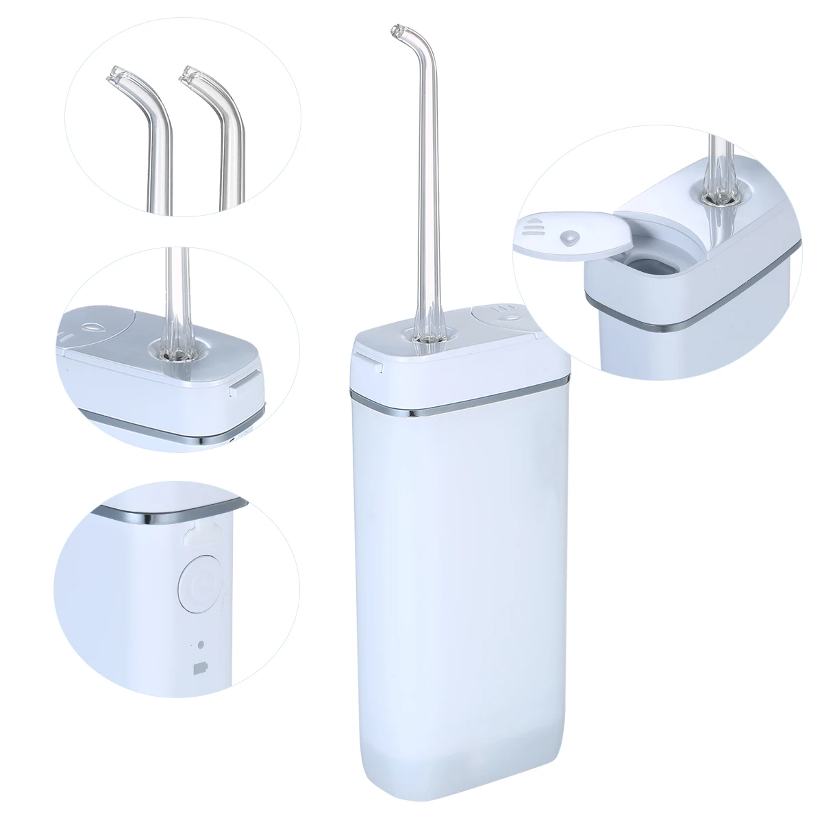 Water Flosser Cordless Teeth Cleaner USB Rechargeable Portable Dentals Oral Irrigator 3 Modes Waterproof with 130ml | Бытовая техника