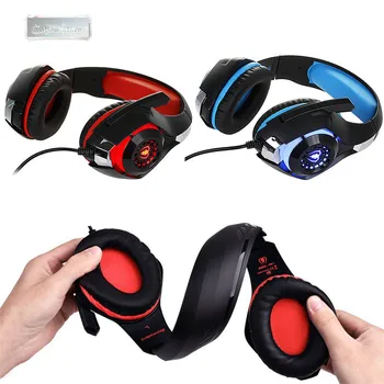 

NEW GM-1 Gaming Headphones 3.5mm Gamer Computer Headset Casque with Microphone LED Light for Xbox One PS4 playstation 4 laptop