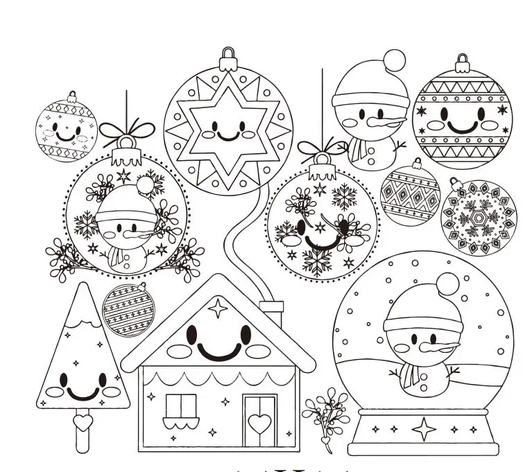 Прозрачные штампы с мультяшным снеговиком для скрапбукинга сделай