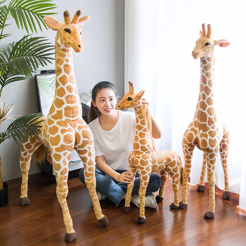 35-120cm Giant Real Life Giraffe Plush Toys High Quality Stuffed Animals  Dolls Soft Kids Children Baby Birthday Gift Room Decor - Stuffed & Plush  Animals - AliExpress