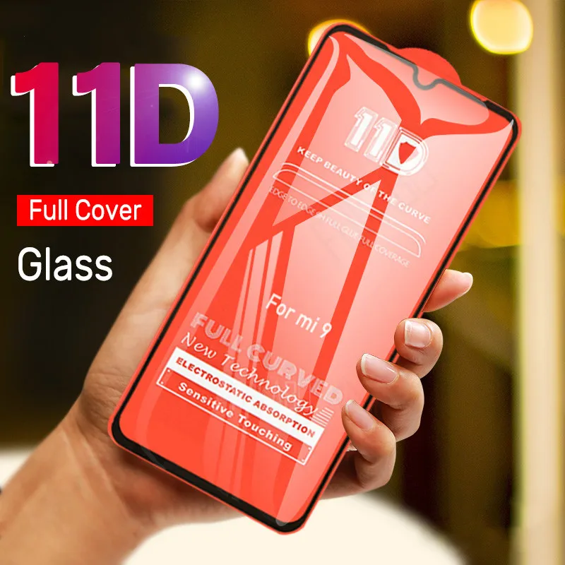 

11D Full Cover Full Glue Tempered Glass For Samsung Galaxy A50 A40 A30 A20 A10 A40s M10 M20 M30 A70 A80 A90 Screen Protector