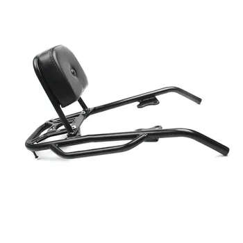 

Motorcycle Backrest Shelf Carrier Sissy Bar Rear Passenger Seat Luggage Rack Cushion Pad For Honda CB190X Rear Tail