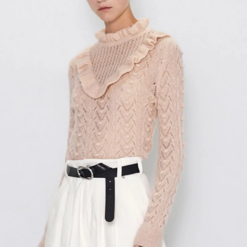 Легкий Женский Тонкий мохеровый свитер осень 2019 Новая Модная трикотажная одежда