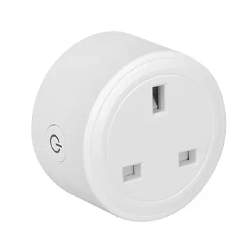 

U1S-A WiFi Smart Wireless Voice Control Time Switch Plug With Ports Timing Socket For Amazon Alexa Echo Dot Google Home UK plug