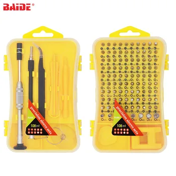 Price 108 In 1 Screwdriver Set Multi-function Computer PC Mobile Phone Digital Electronic Device Repair Hand Home Tools Bit 40set/lot