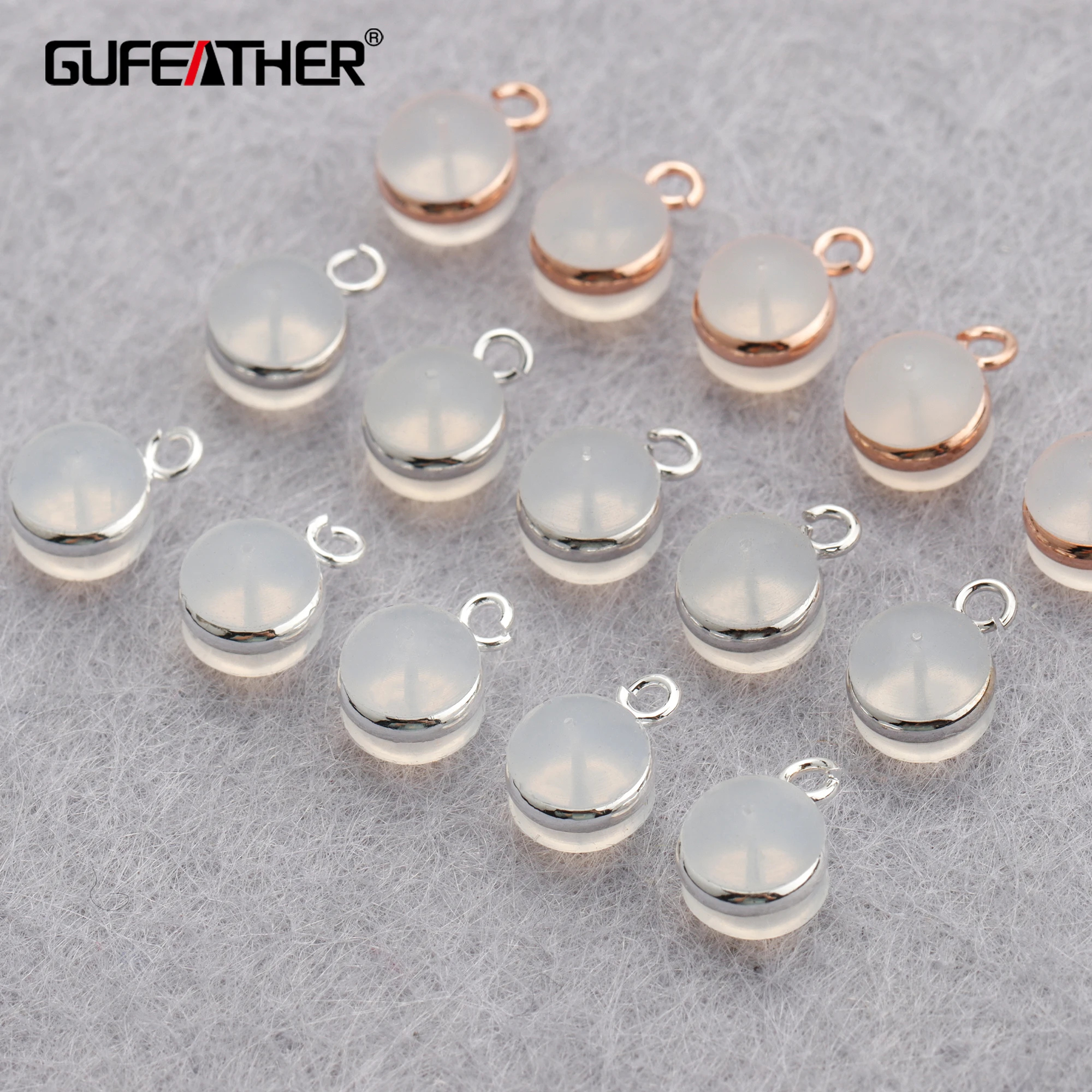 GUFEATHER M855,jewelry accessories,high quality ear plugs,real gold