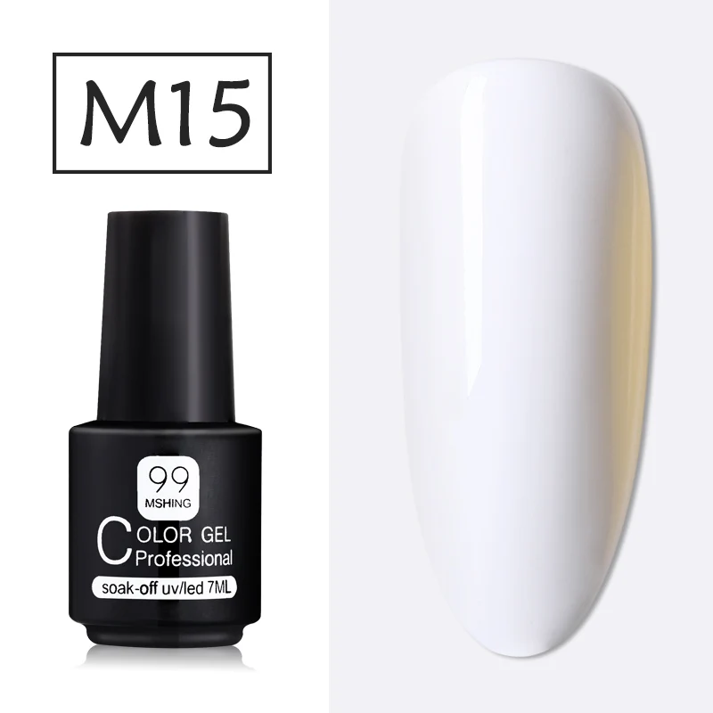M15 Mshing99 набор гель-лаков все для маникюра Полупостоянный Vernis верхнее покрытие УФ светодиодный Гель-лак замочить от ногтей художественный Гель-лак для ногтей - Цвет: M15