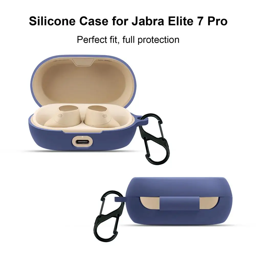 Custodia In Silicone Per Accessori Per Auricolari Jabra Elite 7 Pro, Custodia Morbida Portatile Ammortizzante Per Jabra Elite7 Pro