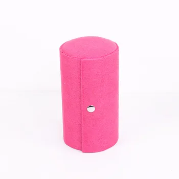 

Storage Portable Necklace Solid Vintage Earring Collection Bracelet Small Three-layer Jewelry Box