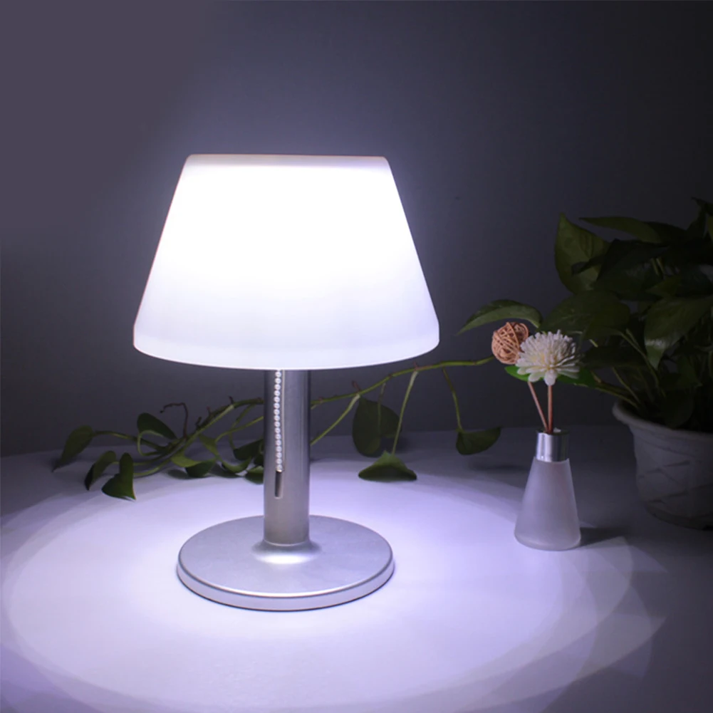 

Home Desktop Living Room 10 LED Garden Security Outdoor Easy Install Bedroom Stainless Steel Table Lamp Eye Protection Solar