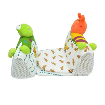 

Baby Sleep Pillow Rectangular Baby Plush Pillow With Animal Patterns Anti-rollover Adjust The Sleeping Position Of Babies