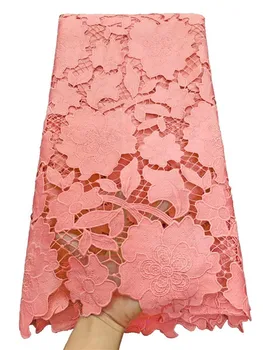 

African cord Laces Fabrics Embroidered Nigerian Guipure French Cord Lace Fabric High quality African French Net Lace Fabric
