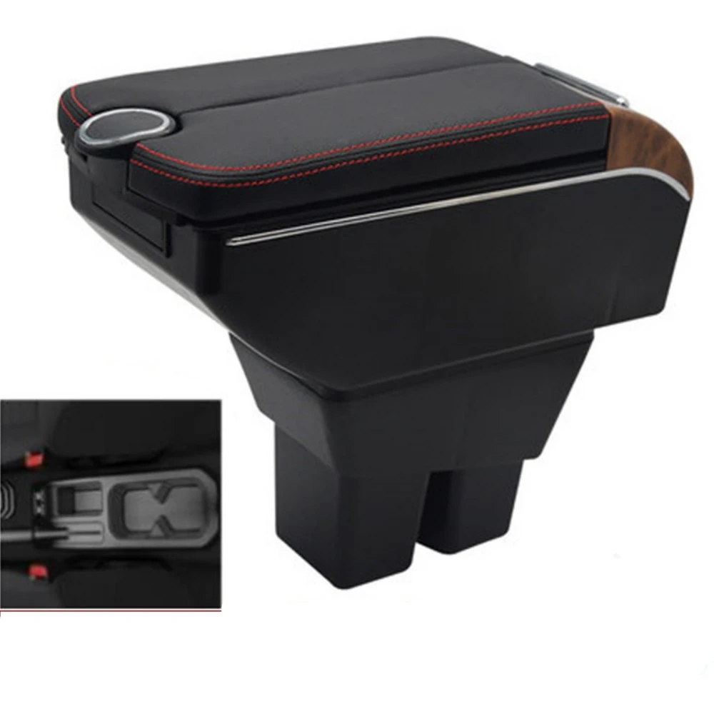 Per Jimny 2019 2020 Bracciolo Box Doppio Porte Aperte 7Usb Interfaccia Centre Console Storage Box Bracciolo Accessori Auto Braccioli