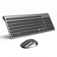JOYACCESS rus kablosuz klavye fare seti ergonomik fare PC fare sessiz düğme klavye ve fare Combo 2.4G dizüstü bilgisayar için PC