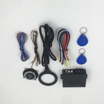 

Hot 12V Car Alarm Car Engine Push Start Button RFID Lock Ignition Starter Keyless Entry Start Stop Anti-theft System NQ-ST9005