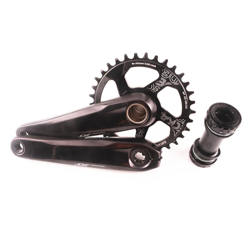 SHIMANO XT M8100 шатун 12 скоростей MTB велосипед части 170 175 с круглым Deckas Кривошип с BB-MT800 32T 34T 36T 38T шатун