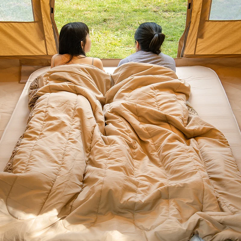 Naturehike Comfortable Cotton Sleeping Bag Ultralight Outdoor Camping Spliced Adult Sleeping Bag Washable Sleeping Quilt 4