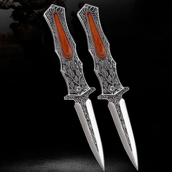 

9.2'' (235MM) Full Steel Folding Knife Tactics Survival Hunting Camping 7CR13MOV High Hardness Folding Knife Hardness Knives