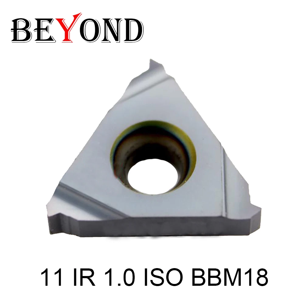 BEYOND 11 IR 1 0/1 25/1 5/1 75/2 0 ISO твердосплавные вставки cnc токарная резьба держатель