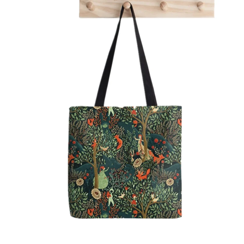Shopper WEIRD MEDIEVAL COMBAT GIANT Printed Tote Bag women Harajuku shopper handbag girl Shoulder shopping bag Lady Canvas Bag