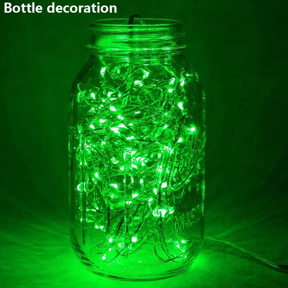 GN 10 м, Рождественский Декор, занавеска, 100LED, струнный светильник, фея, электрическая Подключаемая гирлянда, для свадебной вечеринки, для окна, открытый светильник, декор F820 - Цвет: GN