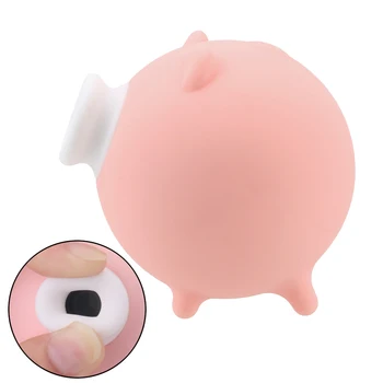 Rabbit Sucker Vibrator For Clitoris Cute Pig Sex Toys Nipples Breast Massage Vibrators For Women 10 Frequency Female Masturbator 6