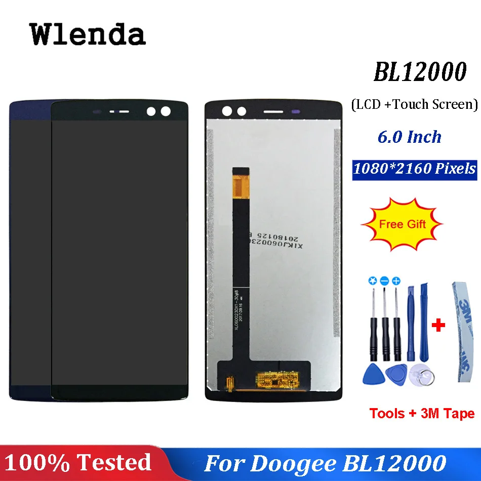 Аксессуары на мобильный телефон Клей Для Doogee BL12000 6 дюймовый ЖК дисплей Pro с