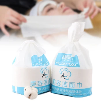 

1roll Disposable Towel Tablets Travel Napkin Tissue Portable Face Towels with Drawstring Bag MSU99