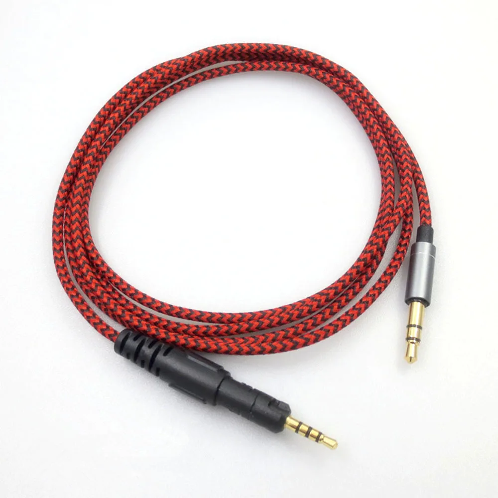 Replacement Audio Cable Wire for Audio technic ATH M50x M40x M70x M60x Nylon Woven Headphones cable Headset Accessories