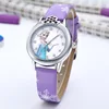 Elsa Watch Girls Elsa Princess Kids Watches Leather Strap Cute Children's Cartoon Wristwatches Gifts for Kids Girl Frozen Clock 3