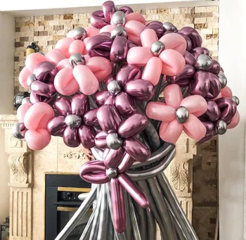 

10pcs Metallic Balloon Magic Long Latex Balloons Air Globos Birthday Wedding Baby Shower Party Decoration