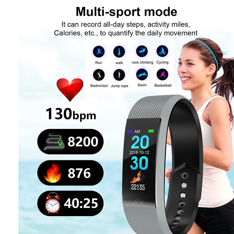 New Men Smart Watch BINSSAW  Blood Pressure Heart Rate Monitor Fitness Tracker Women Smartwatch Sport Watch for ios Android