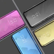 Роскошное умное зеркало флип чехол для samsung Galaxy A70 A40 A30 A8 A6 A7 Note 9 8 10 Крышка для samsung S8 S9 S10 плюс Coque