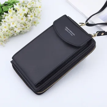 

2020 New Women Wallet Brand Cell Phone Wallet Big Card Holders Wallet Handbag Purse Clutch Messenger Shoulder Straps Bag