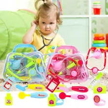 Детская игрушечная коробка для симуляции лекарств, Набор для игры в доктора, чемоданы для маленьких детей, развивают навыки работы и мышления