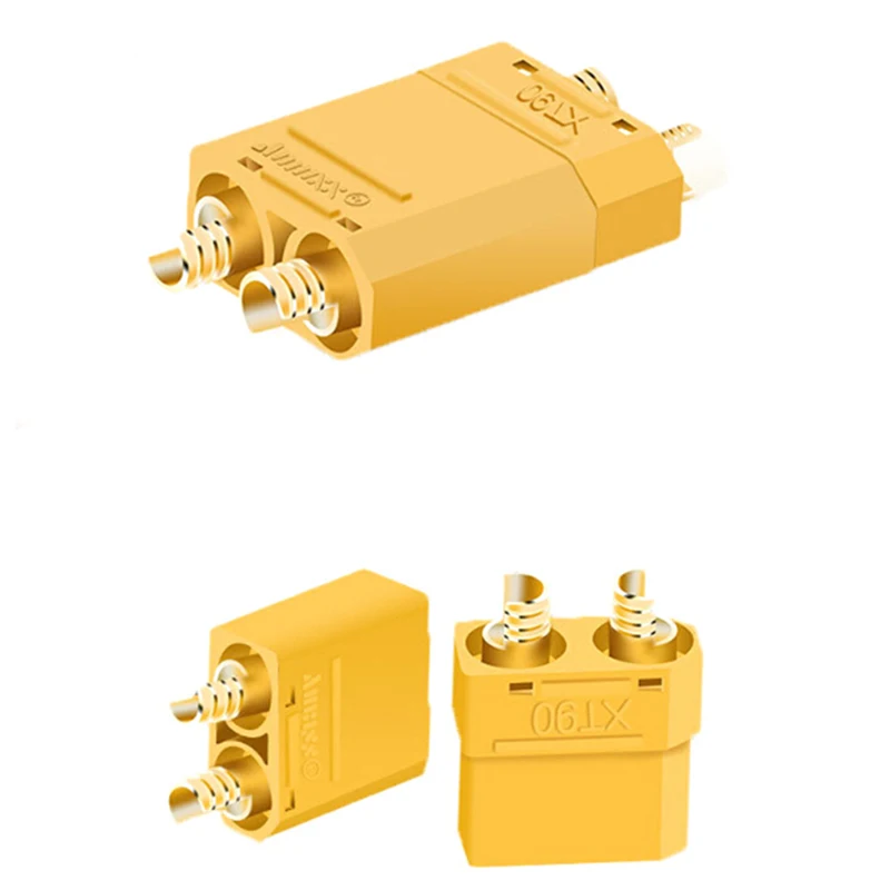 

2pcs/lot New XT90 Male connector Battery Connector Set 4.5mm Male Female Gold Plated Banana Plug