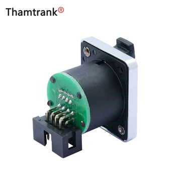 

10pcs Push Lock Metal Ethernet PCB Network connector RJ45 Module Jack Socket 8PIN Right Angle Wire Connector