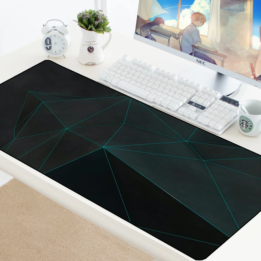 Carpet Mouse pad Extended Large Gaming Mousepad keyboard Lockable Washable Rubber Padmouse Gamer Bi