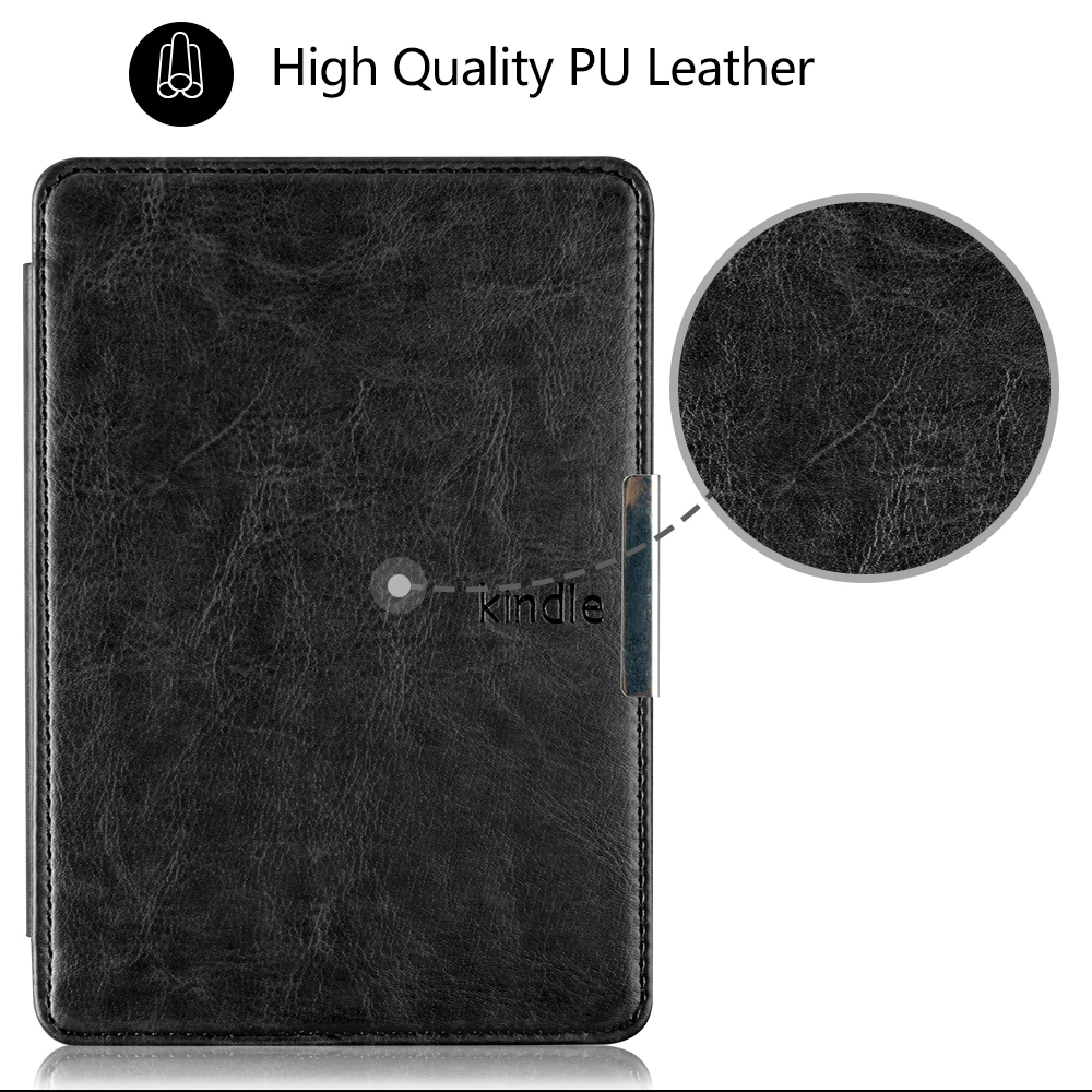 Тонкий умный чехол для Amazon kindle paperwhite 1/2/3 Чехол-книжка из искусственной кожи kindle paperwhite 1 2 3 Чехол Подарочная пленка+ стилус