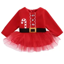 Рождественские костюмы; платье для маленьких девочек; рождественские платья Санта-Клауса; вечерние платья-пачки из тюля; рождественское платье; Одежда для девочек