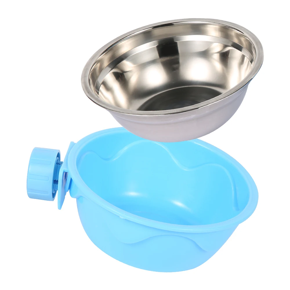 Pet Tableware Bowl Stainless Steel Hang-on Bowl Dog Pet Feeder For Pet Dog Cat Crate Cage Food Water Bowl Food Container Dish Pet Tableware Bowl Stainless Steel Hang-on Bowl Dog Pet Feeder For Pet Dog Cat Crate Cage Food Water Bowl Food Container Dish