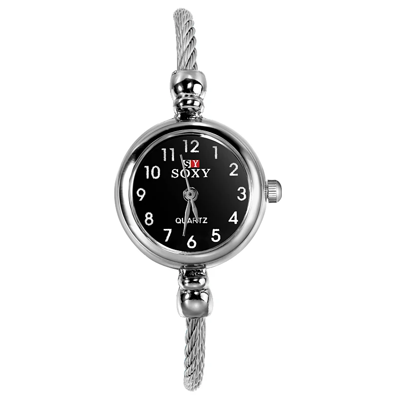 Relogio Feminino SOXY женские Модные браслет часы роскошные женские часы Классический арабский цифровой дизайн женские часы
