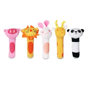 

BB stick phonation baby toy plush hand rattle bb stick animal bb stick hand rattle baby hand fleece rattle cartoon
