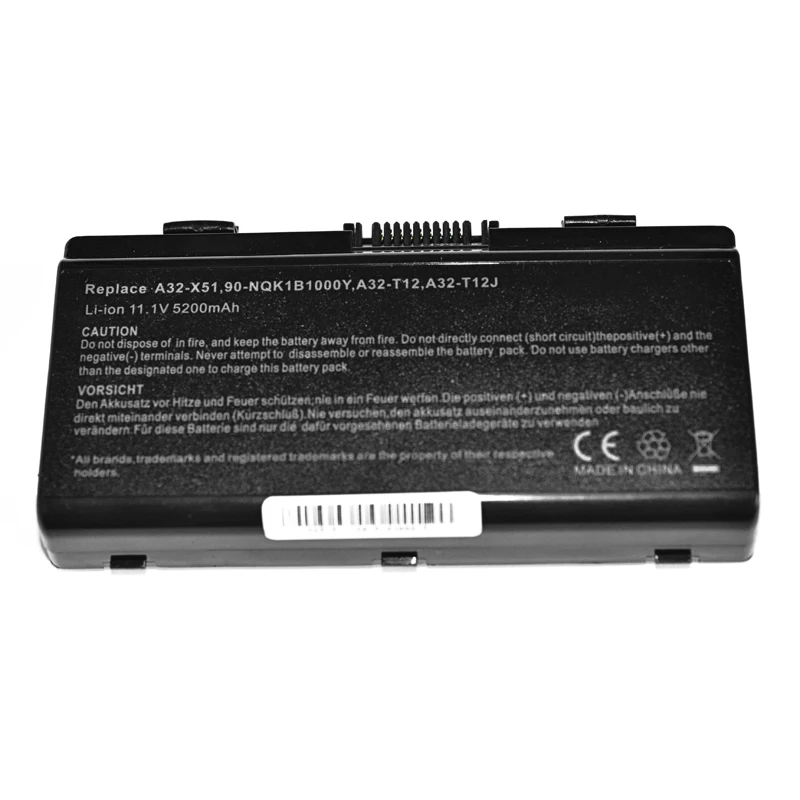 Черный Аккумулятор для ноутбука ASUS T12C T12Er T12Fg T12Jg T12Ug X51H X51L X51R X51RL X58 X58C X58L X58Le A31 T12 A32