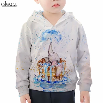 

Family Fitted Cartoon Anime Dumbo Hoodies Boy Girl 3D Print Children's Hoodie Sweatshirt Casual Kids Tops M071