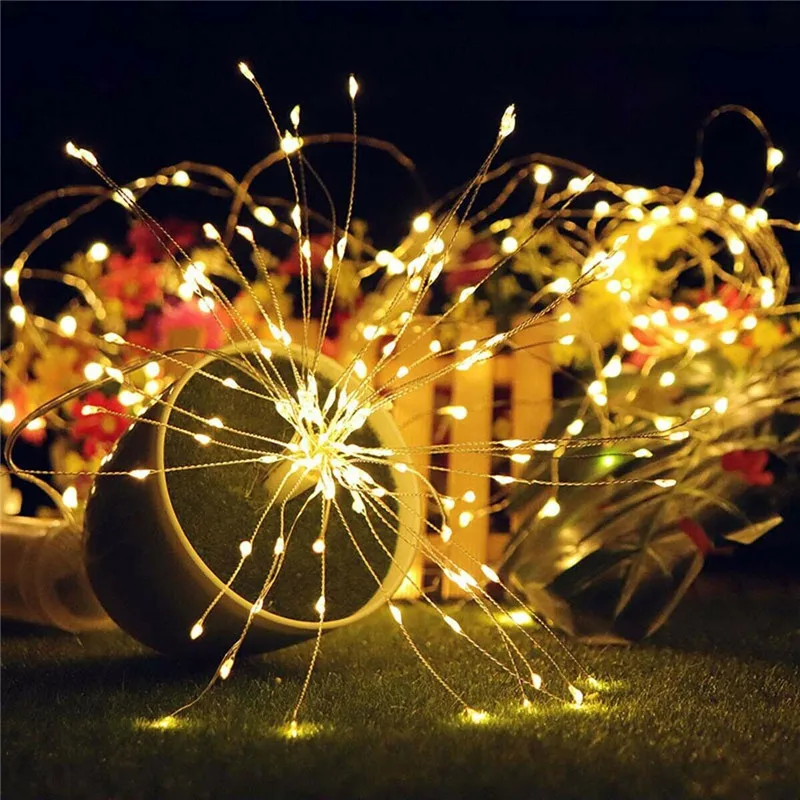 

ZANCAKA Remote Garland String Lights Bedroom LED Cluster Light Battery Operated with Timer,8 Mode,Dimmable Wedding Party Decor