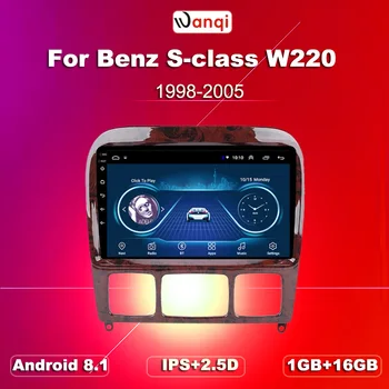 

Car Navi GPS Stereo Android8.1 Autoradio For Mercedes Benz S Class W220 S280 S320 S350 S400 S430 S500 S600 AMG 1998-2005
