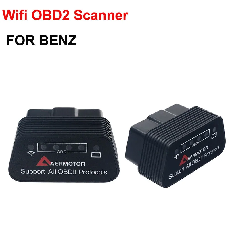 Pic25k80 Wifi OBD2 Scanner For AMG Mercedes W212 W210 W211 W176 W205 W246 W202 W205 Android IOS ELM327 Scanner Diagnostic Tool